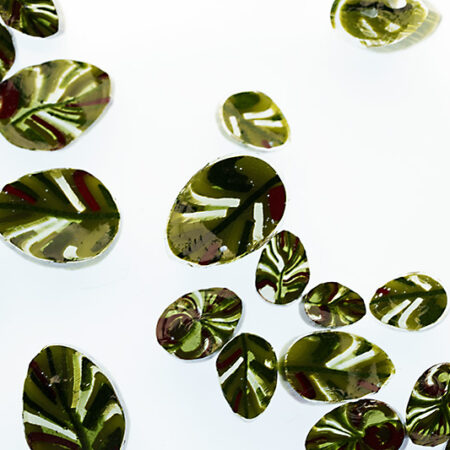 Tropical Leaf Green Murrine