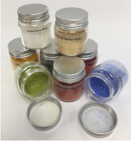 Glass enamel powders