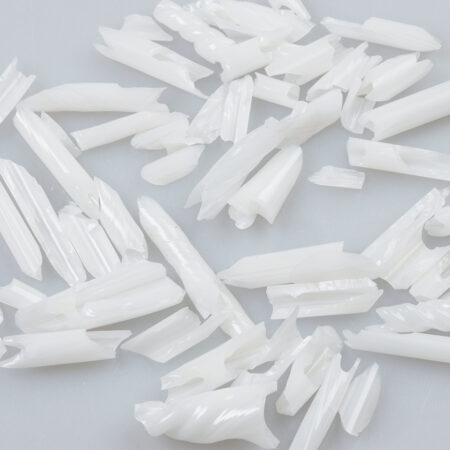 White Vitrigraph Confetti Glass