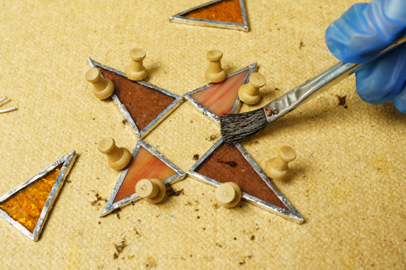 Half Day Copper Foiled Moravian Star Workshop - Image 4
